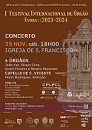 1. Festival Internacional de rgo de vora - Prximo concerto: 25 de novembro