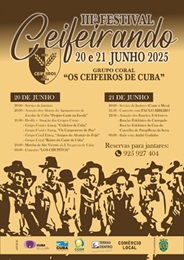 III Festival Ceifeirando - Dias 20 e 21 de junho - Cuba